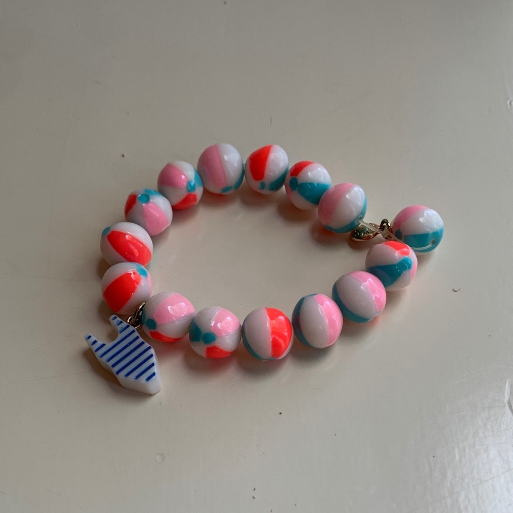 Crewcuts Pink, Blue, and White Beaded Kids Bracelet
